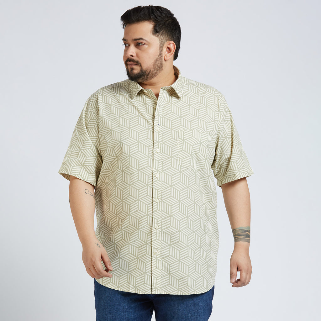 Plus Size Casual Shirt | 4XL - 10XL | Desert Sage