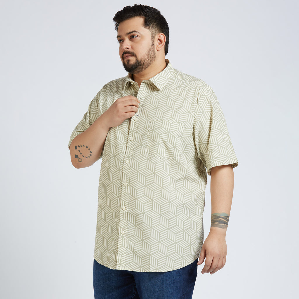Plus Size Casual Shirt | 4XL - 10XL | Desert Sage
