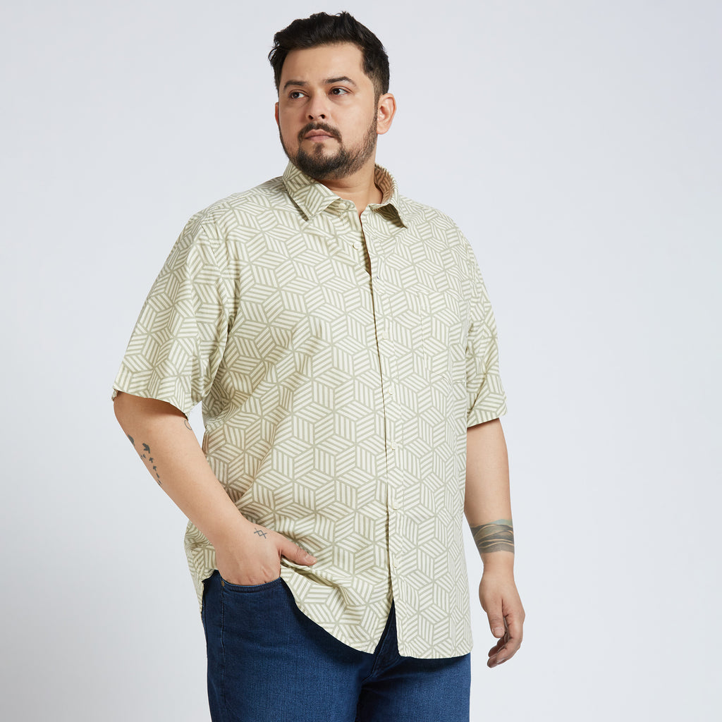 Plus Size Casual Shirt | 4XL - 10XL | Desert Sage