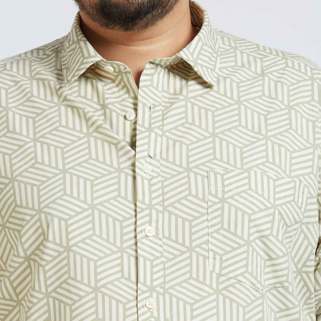 Plus Size Casual Shirt | 4XL - 10XL | Desert Sage