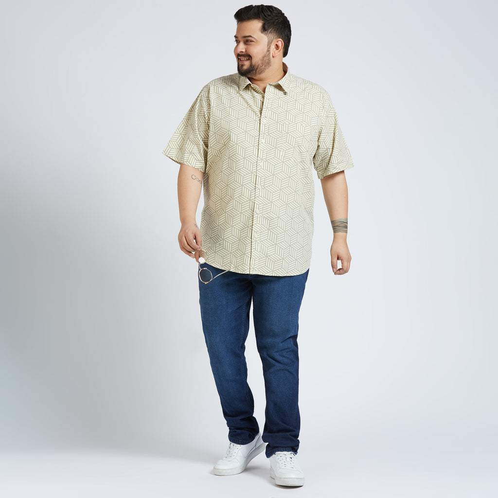 Plus Size Casual Shirt | 4XL - 10XL | Desert Sage
