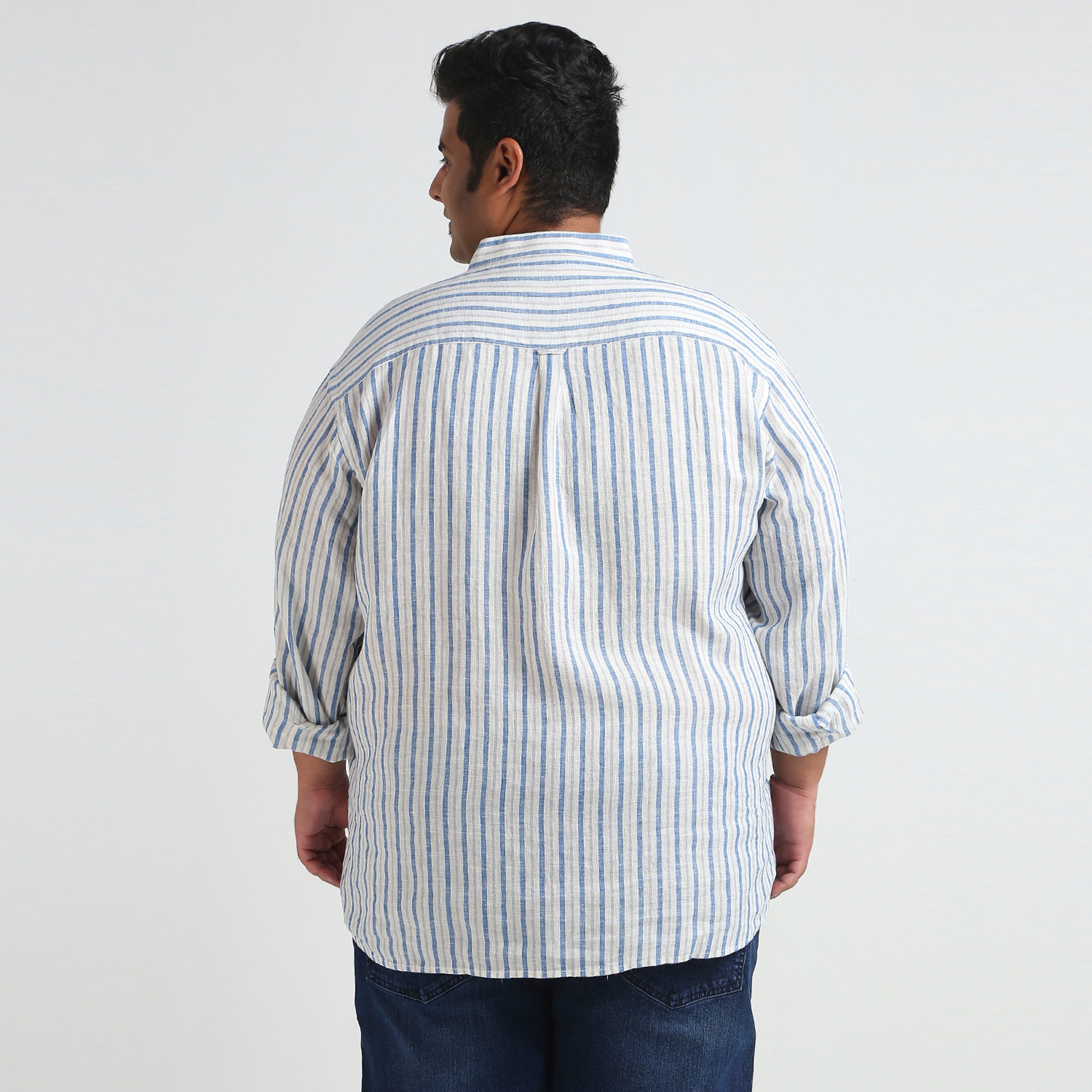 Plus Size Casual Shirt | 4XL - 10XL | 100% Linen | White