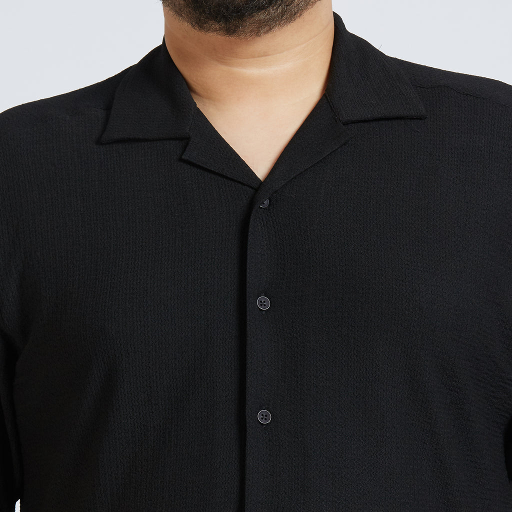 Plus Size Casual Shirt | 4XL - 10XL | Black