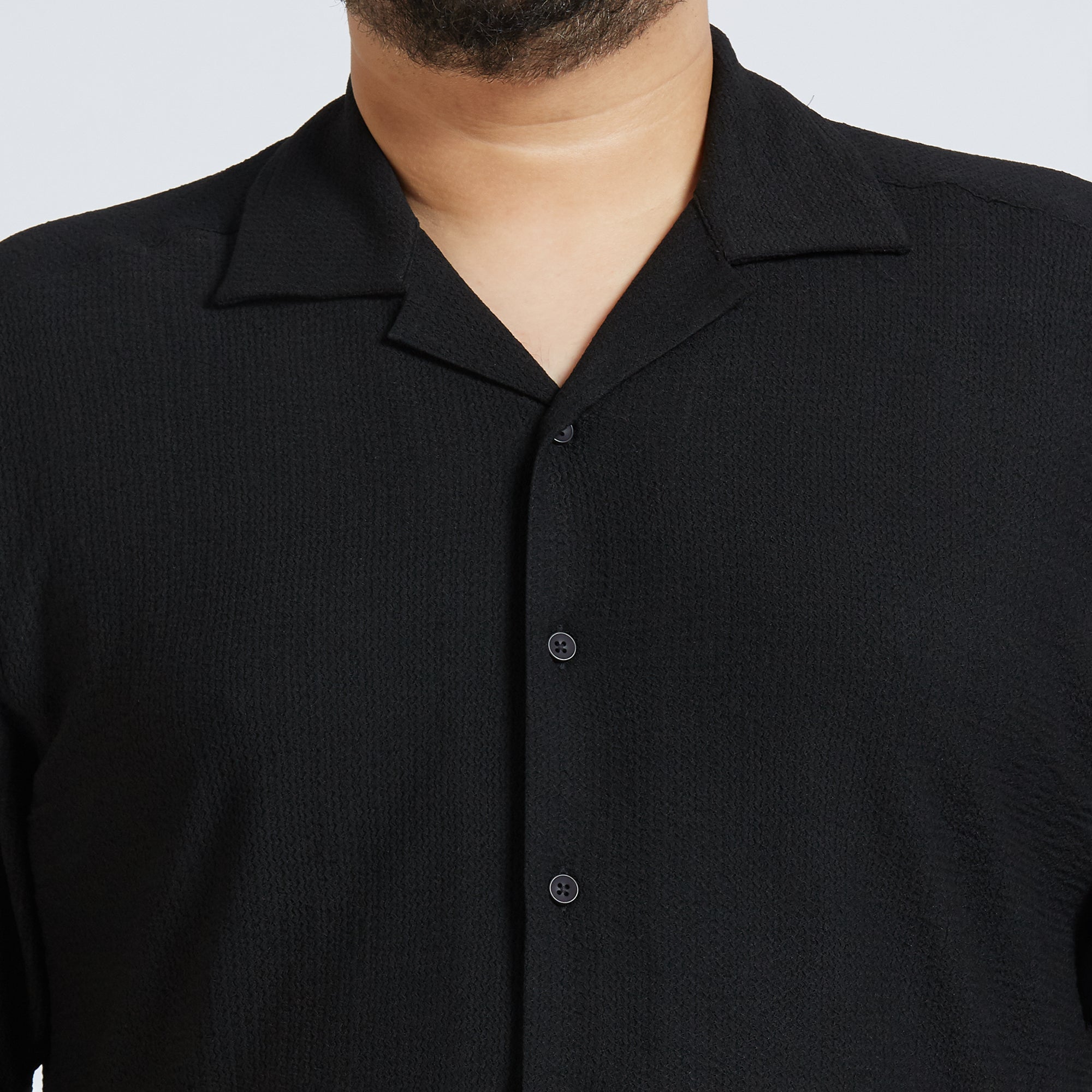 Plus Size Casual Shirt | 4XL - 10XL | Black
