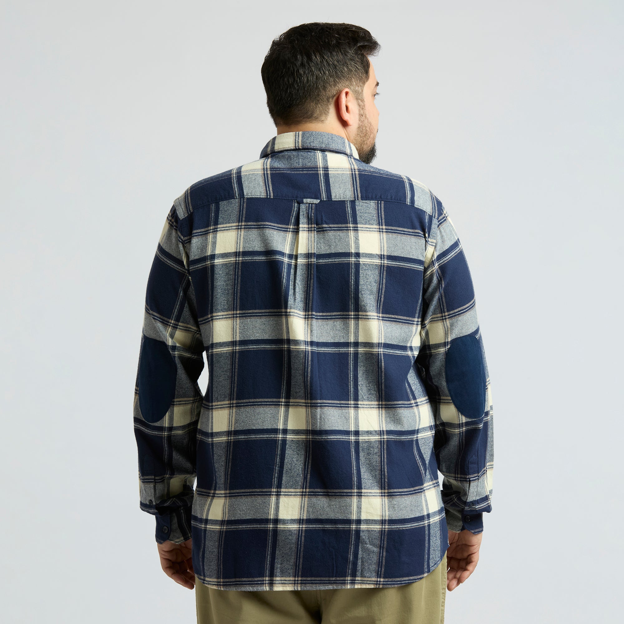 Plus Size Casual Shirt | 4XL - 10XL | 100% Cotton | Navy