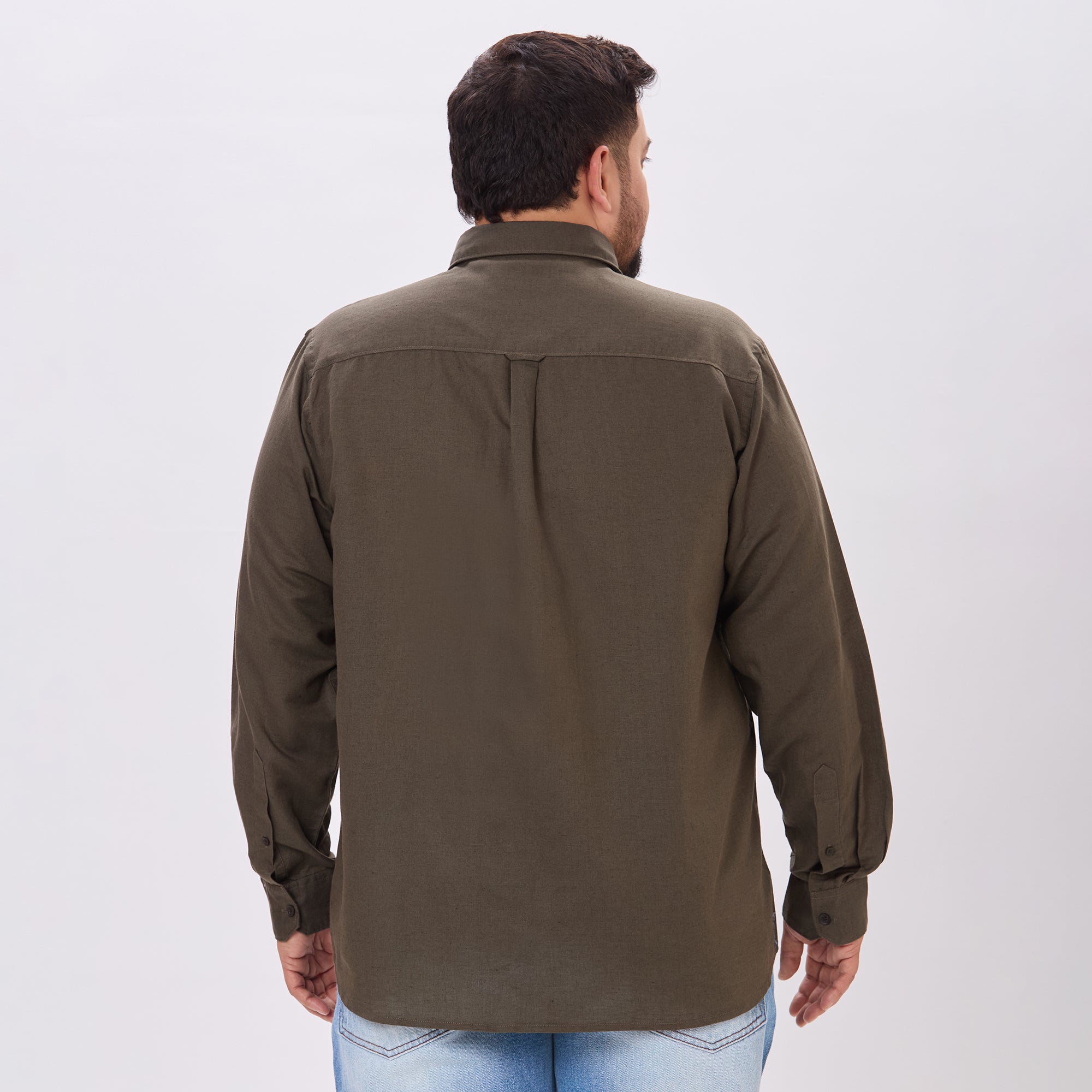 Plus Size Casual Shirt | 4XL-10XL | Olive