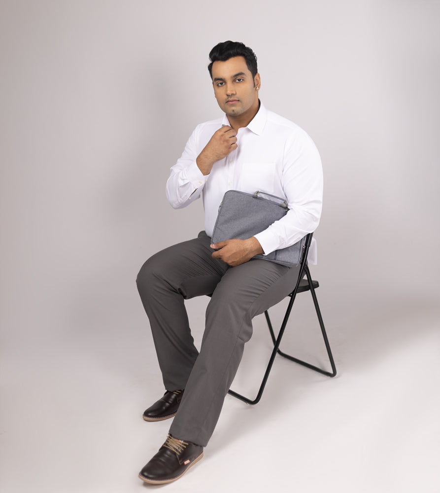 Plus Size Casual Shirt | 4XL - 10XL | White