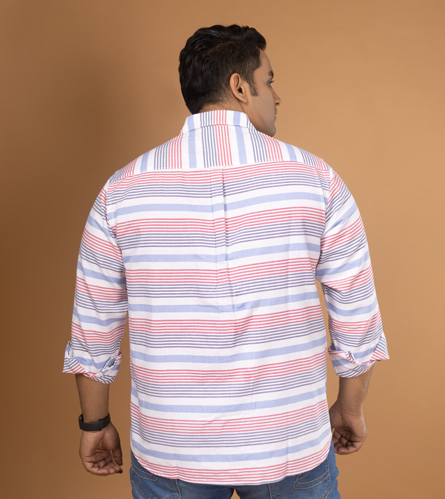 Plus Size Casual Shirt | 4XL - 10XL | 100% Cotton | Multicolour