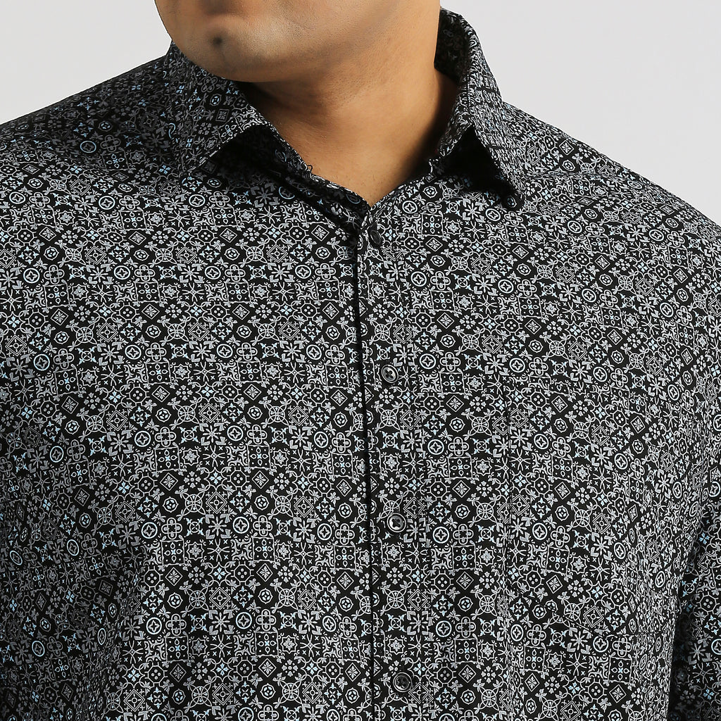 lus Size Casual Shirt | 4XL - 10XL | 100% Cotton | Grey
