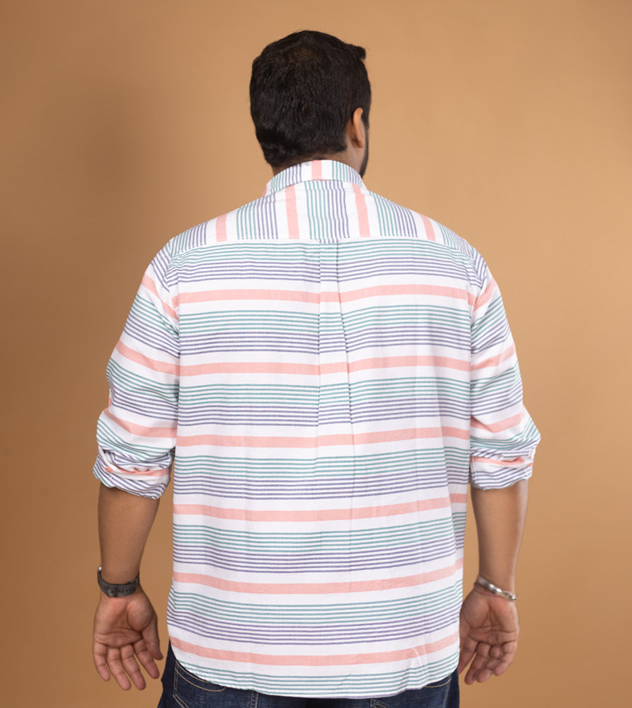 Plus Size Casual Shirt | 4XL - 10XL | 100% Cotton | Multicolour