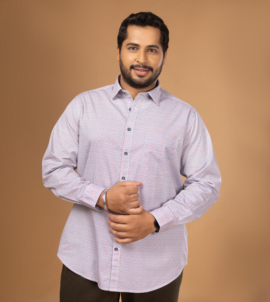 Plus Size Casual Shirt | 4XL - 10XL | 100% Cotton | Multicolour