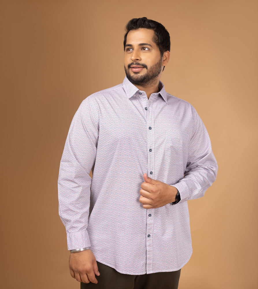Plus Size Casual Shirt | 4XL - 10XL | 100% Cotton | Multicolour