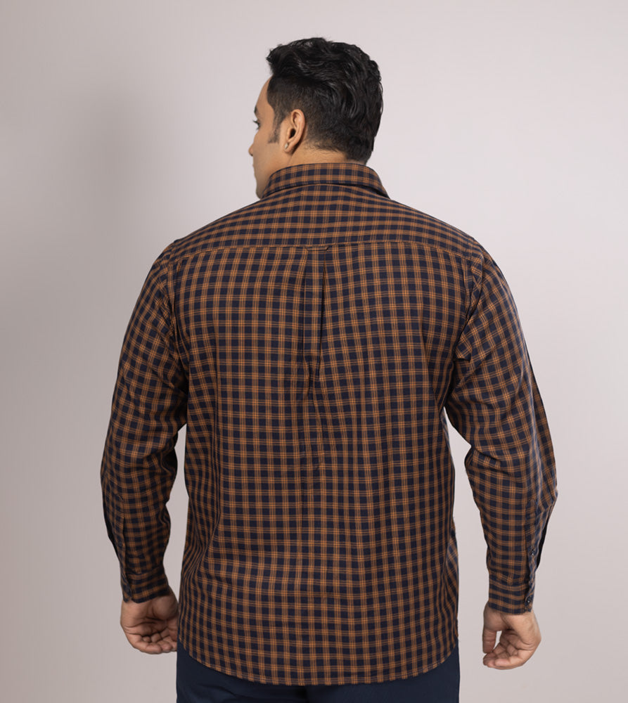 Plus Size Casual Shirt | 4XL - 10XL | 100% Cotton | Yellow