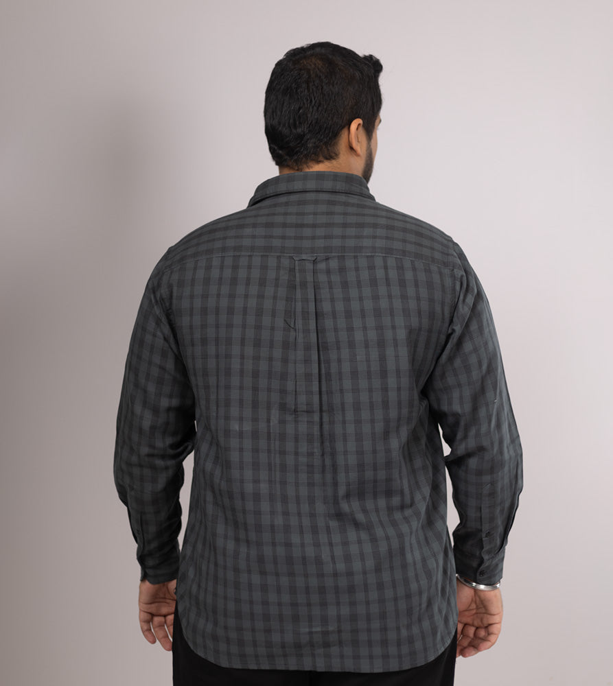 Plus Size Casual Shirt | 4XL - 10XL | 100% Cotton | Dark Green
