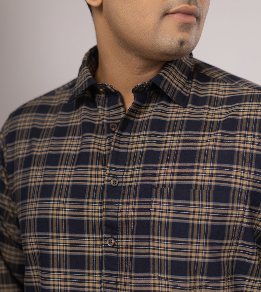 Plus Size Casual Shirt | 4XL - 10XL | 100% Cotton | Yellow