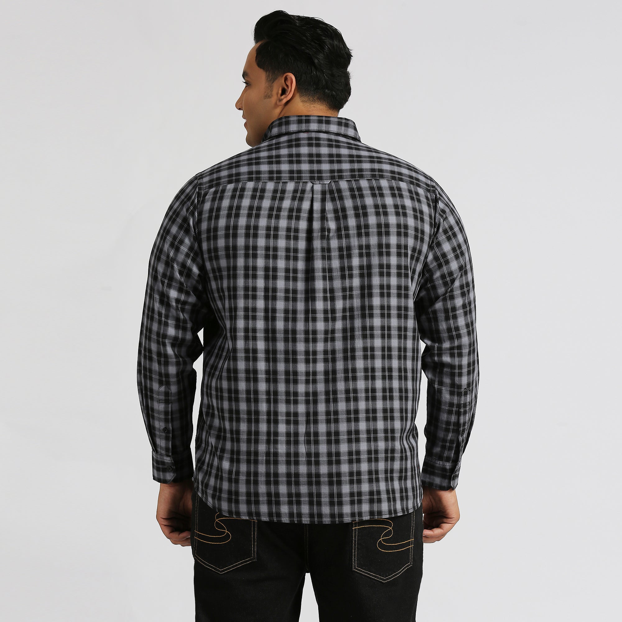 Plus Size Casual Shirt | 4XL - 10XL | 100% Cotton | Brown