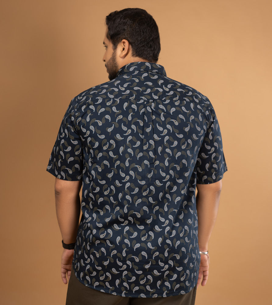 Plus Size Casual Shirt | 4XL - 10XL | 100% Cotton | Dark Teal