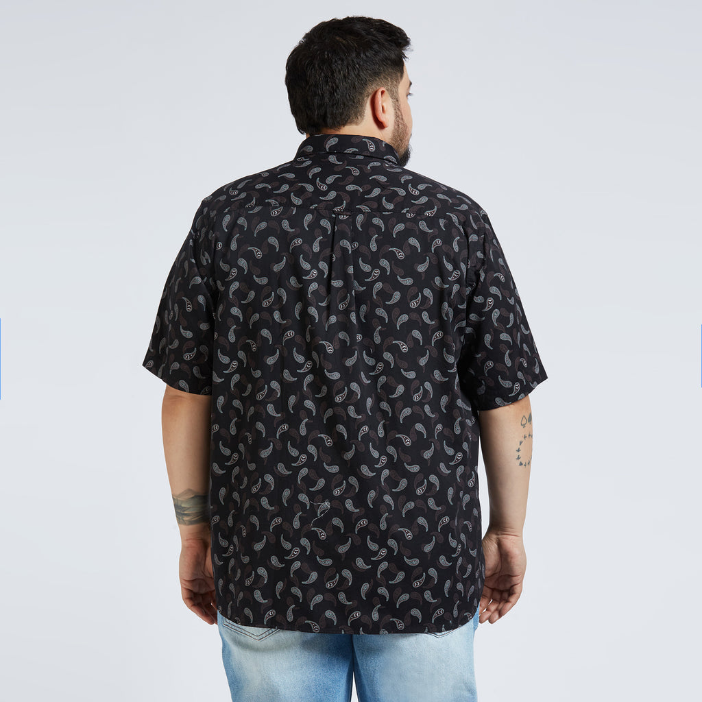 Plus Size Casual Shirt | 4XL - 10XL | 100% Cotton | Brown