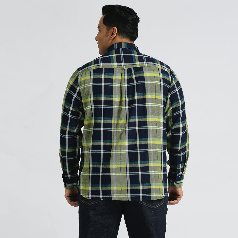 Plus Size Casual Shirt | 4XL - 10XL | 100% Cotton | Olive