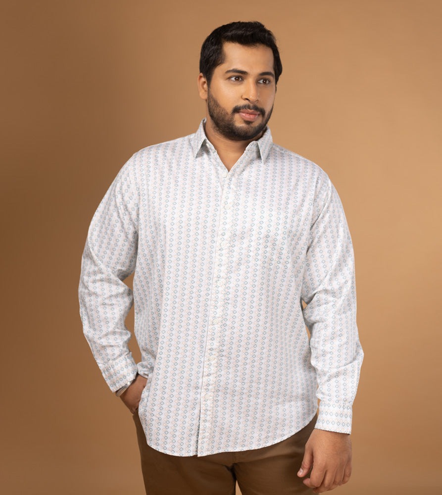 Plus Size Casual Shirt | 4XL - 10XL | 100% Cotton | Green