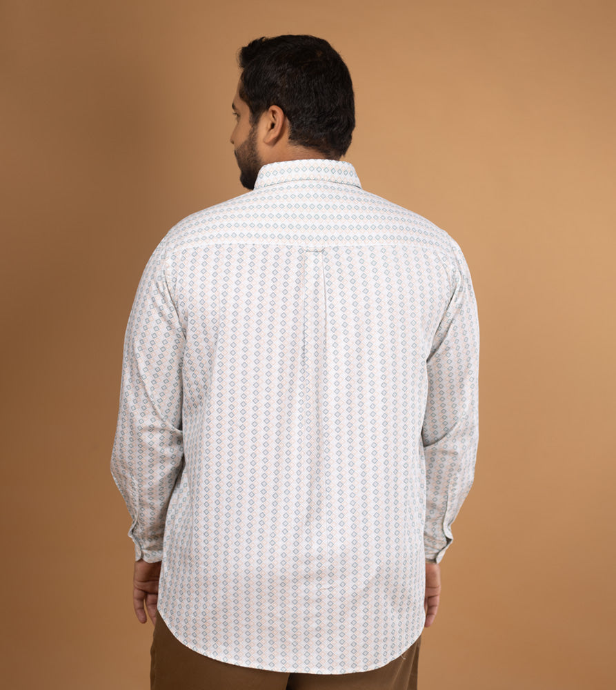 Plus Size Casual Shirt | 4XL - 10XL | 100% Cotton | Green