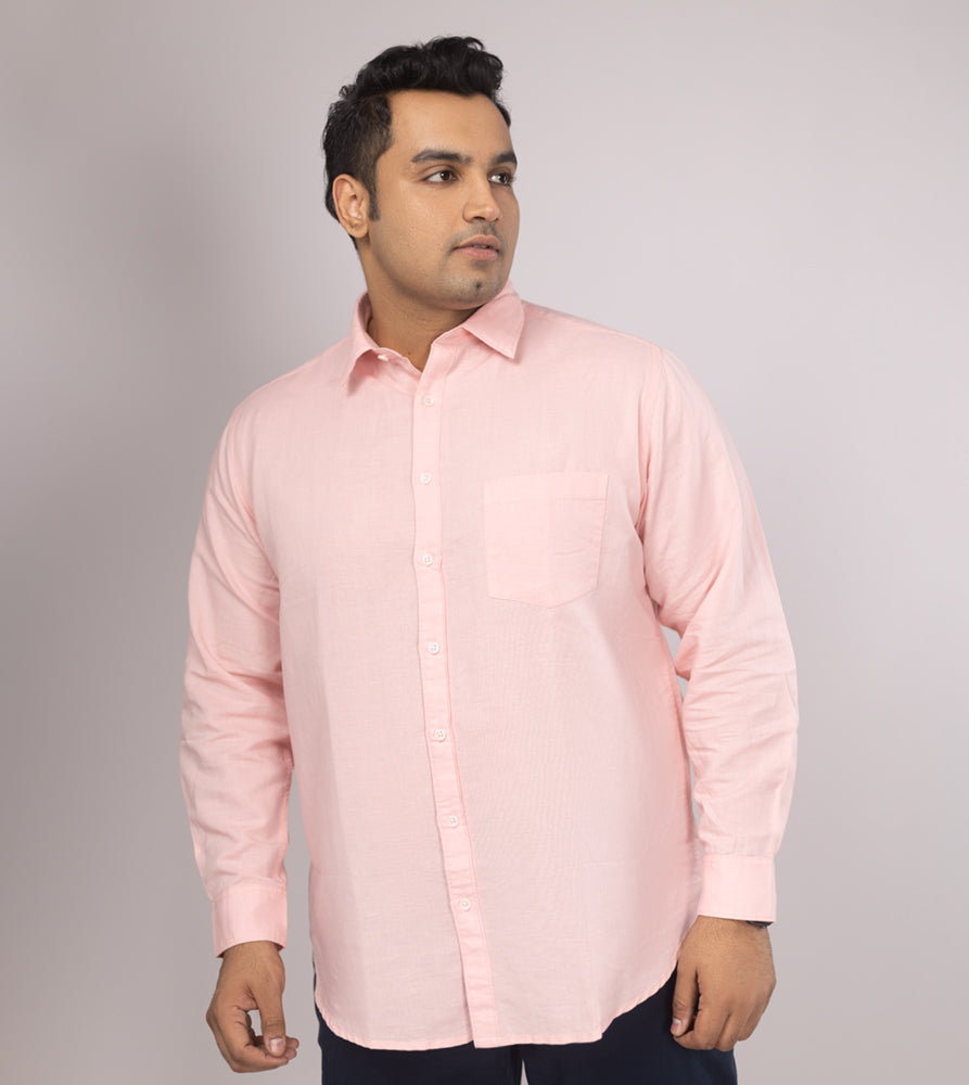 Plus Size Casual Shirt | 4XL - 10XL | Pink