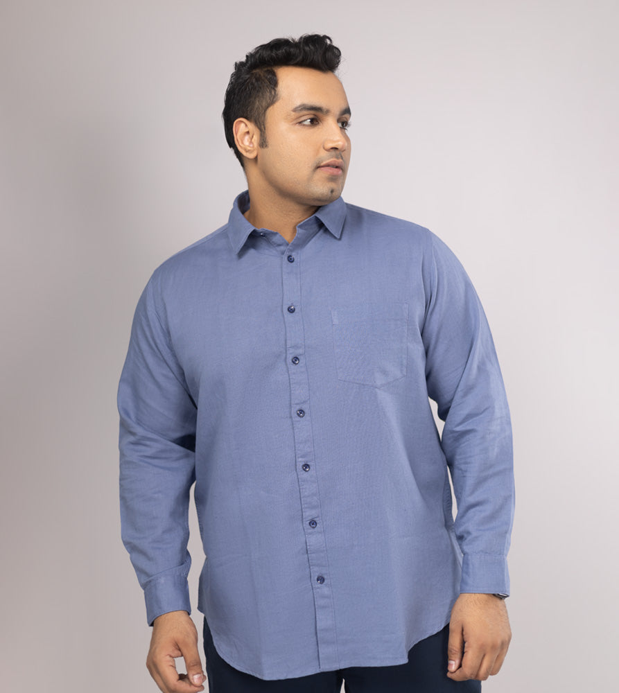 Plus Size Casual Shirt | 4XL - 10XL | Blue