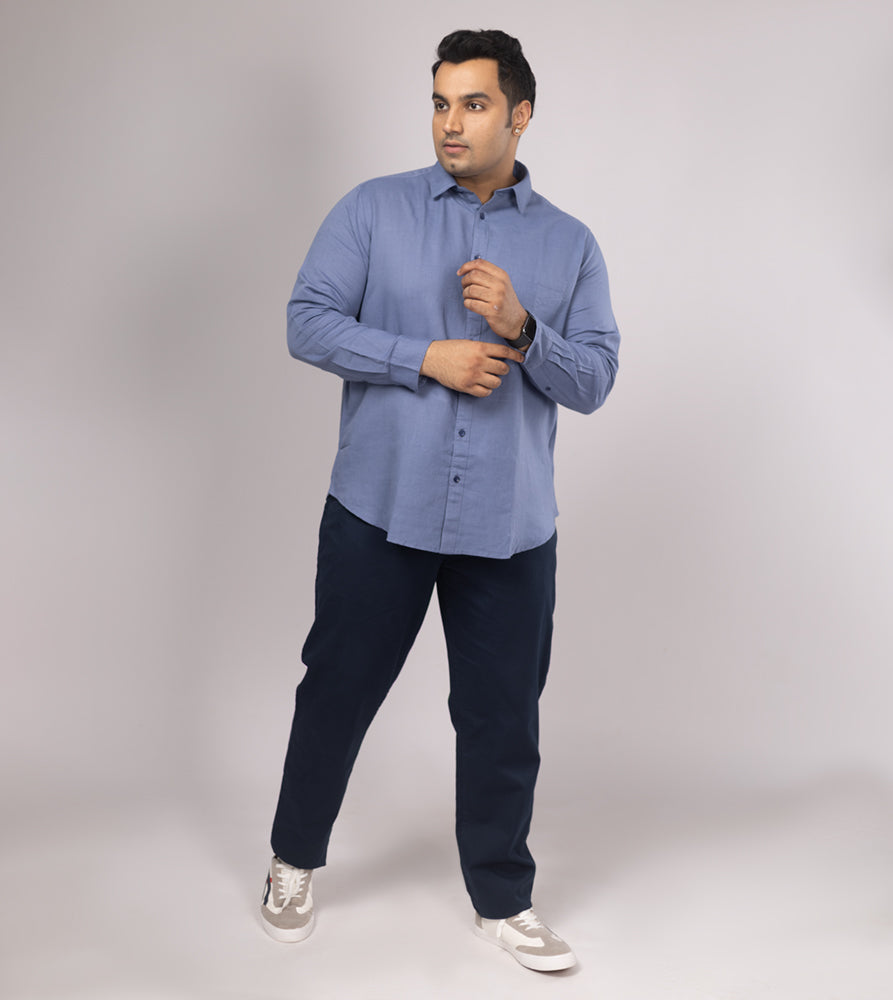 Plus Size Casual Shirt | 4XL - 10XL | Blue