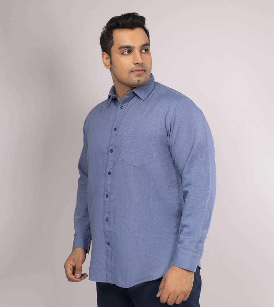 Plus Size Casual Shirt | 4XL - 10XL | Blue