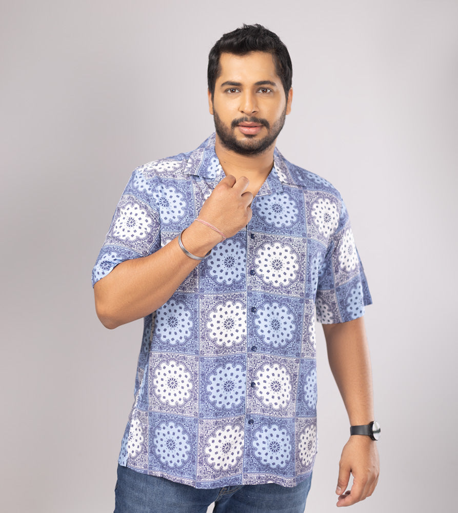 Plus Size Casual Shirt | 4XL - 10XL | Blue