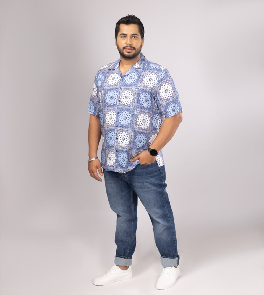 Plus Size Casual Shirt | 4XL - 10XL | Blue