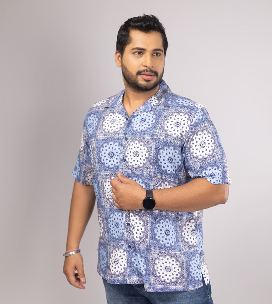 Plus Size Casual Shirt | 4XL - 10XL | Blue