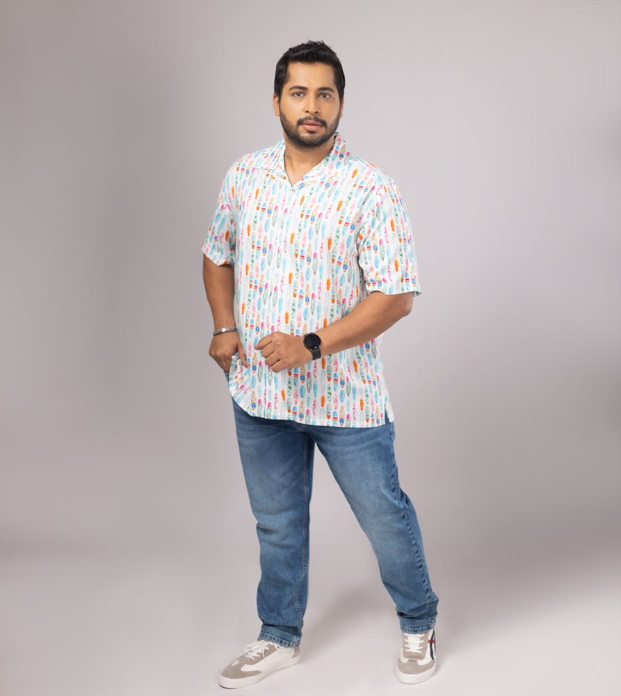 Plus Size Casual Shirt | 4XL - 10XL | Multicolour