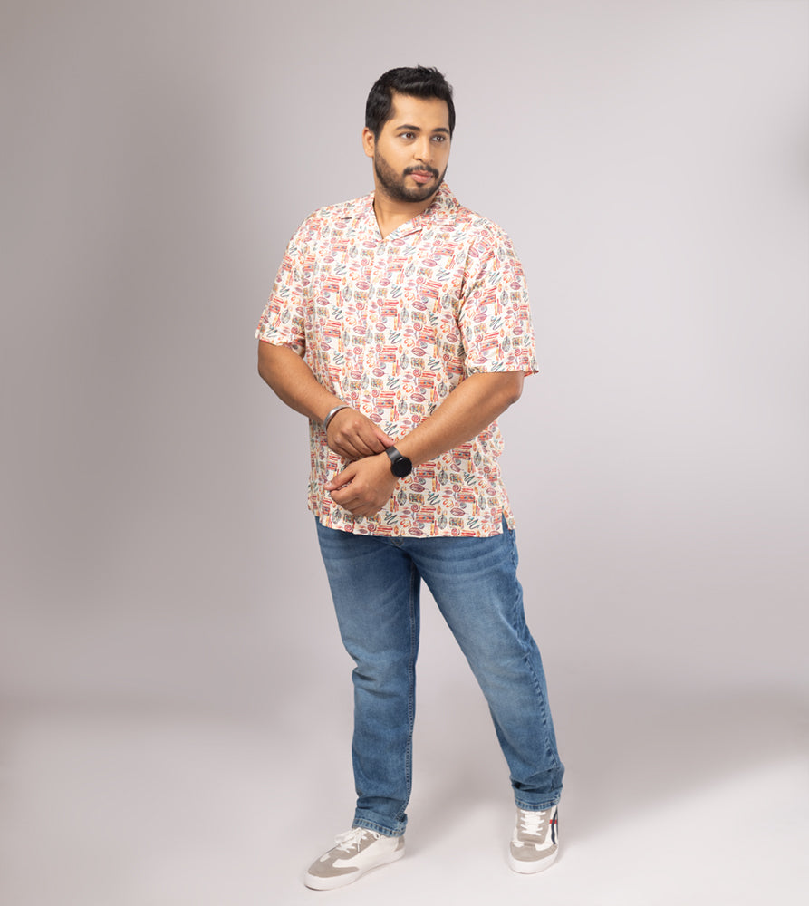 Plus Size Casual Shirt | 4XL - 10XL | Red