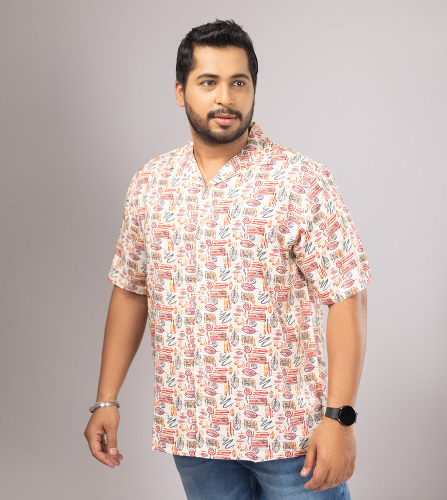 Plus Size Casual Shirt | 4XL - 10XL | Red