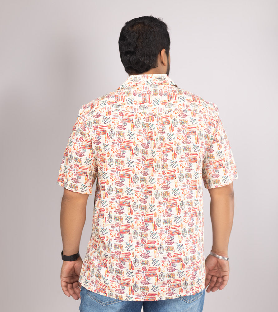 Plus Size Casual Shirt | 4XL - 10XL | Red