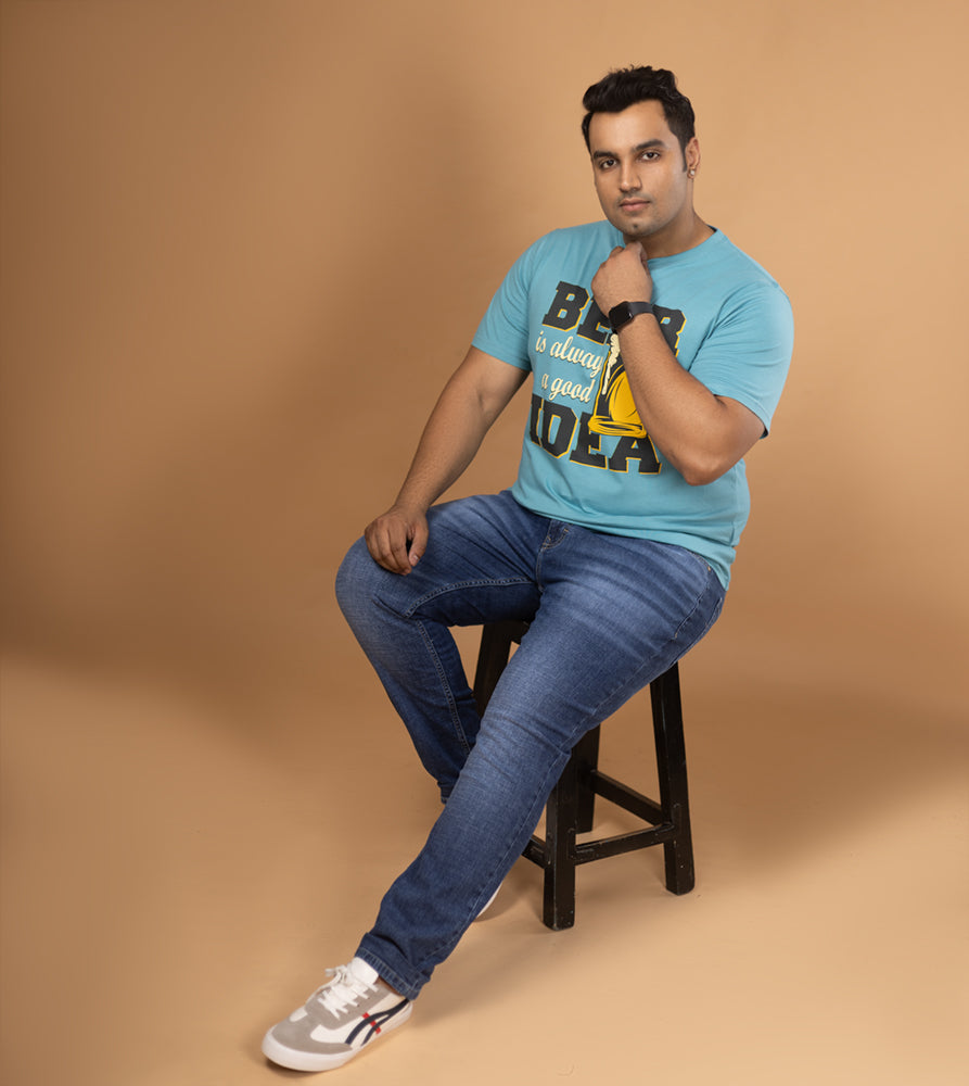 Plus Size Jeans | Light Blue