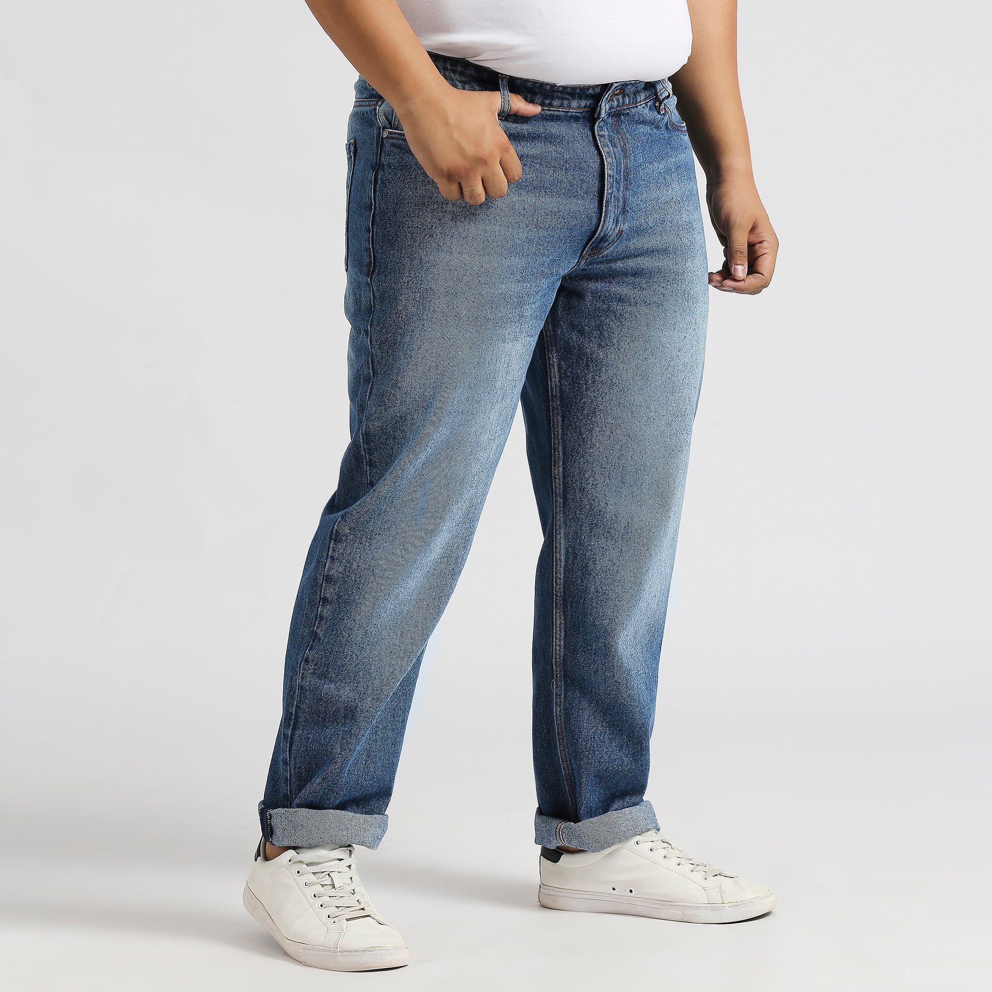 Plus Size Jeans | Carbon Blue