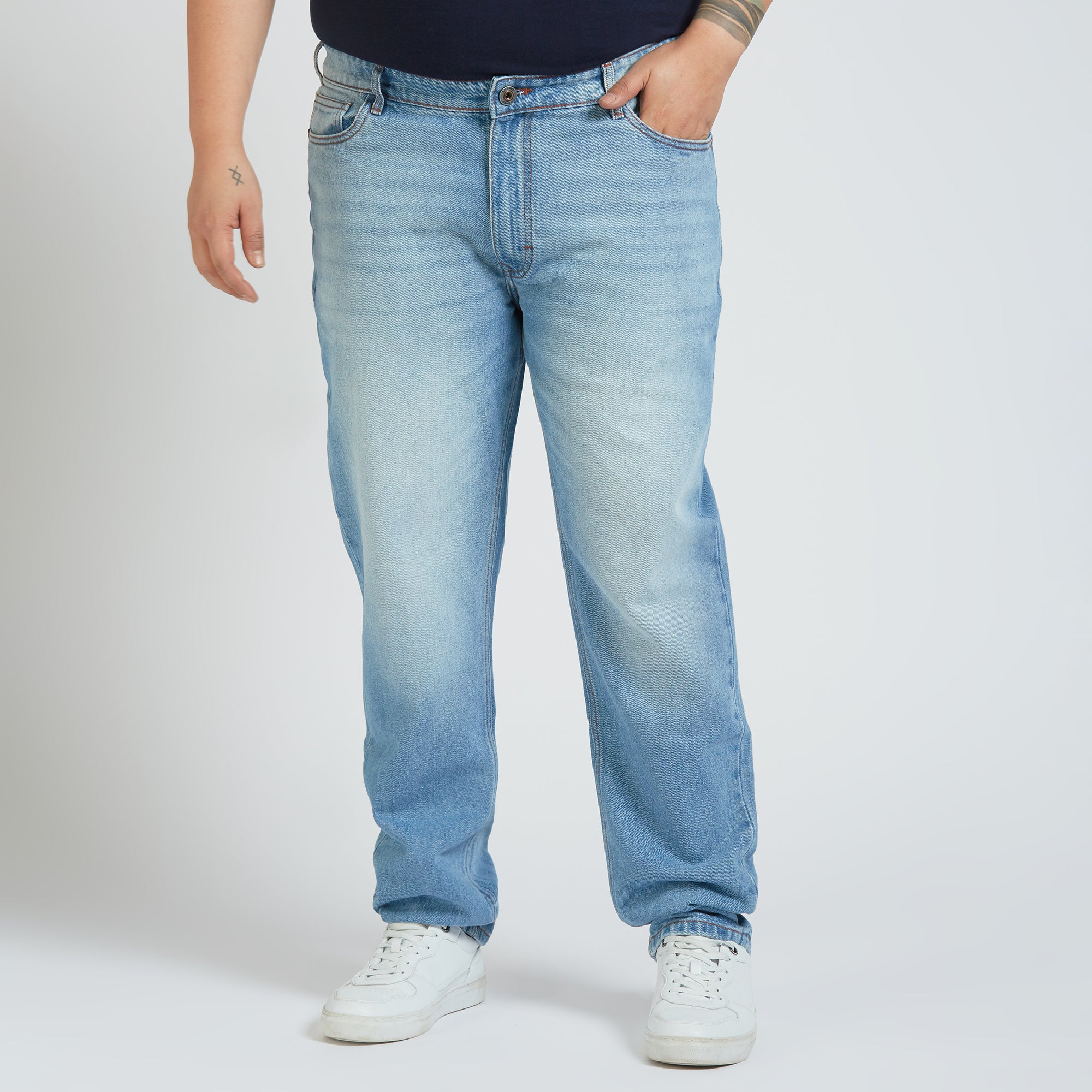 Plus Size Jeans | Ice Blue