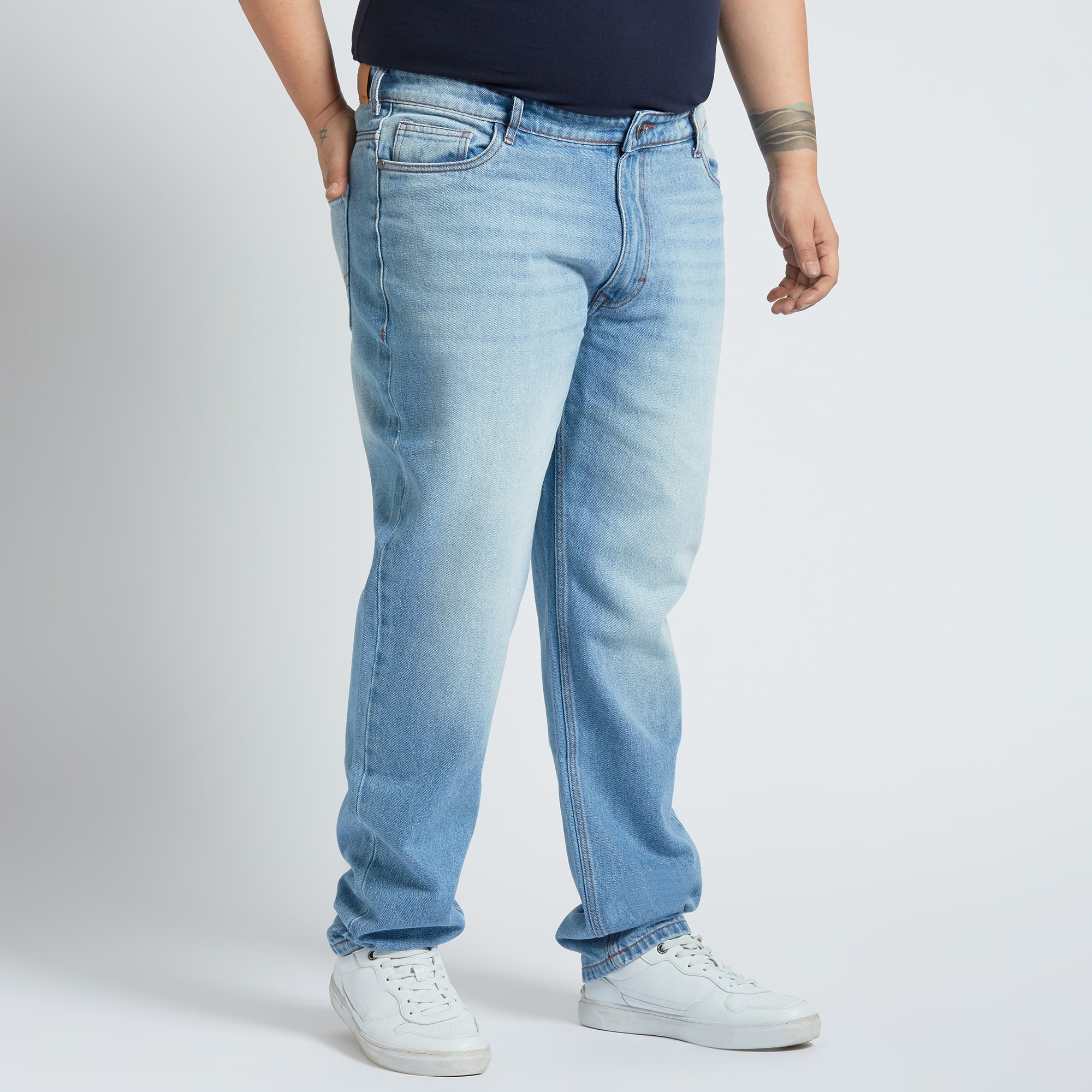 Plus Size Jeans | Ice Blue