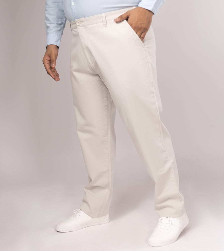 Plus Size Chino | Cream