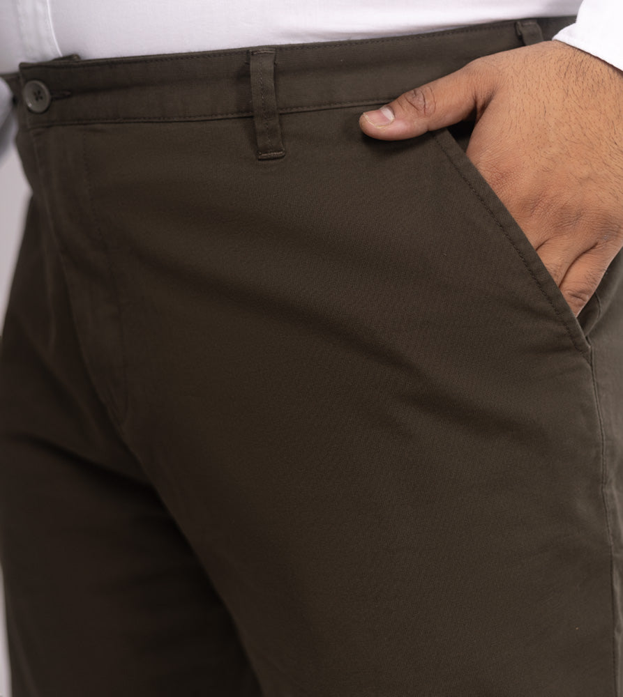 Plus Size Chino | Walnut Brown