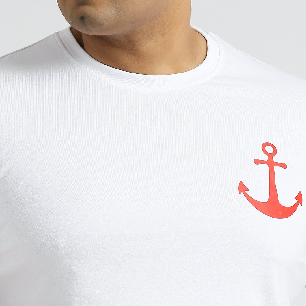 Plus Size Graphic T-Shirt | 4XL - 9XL | 100% Cotton | White