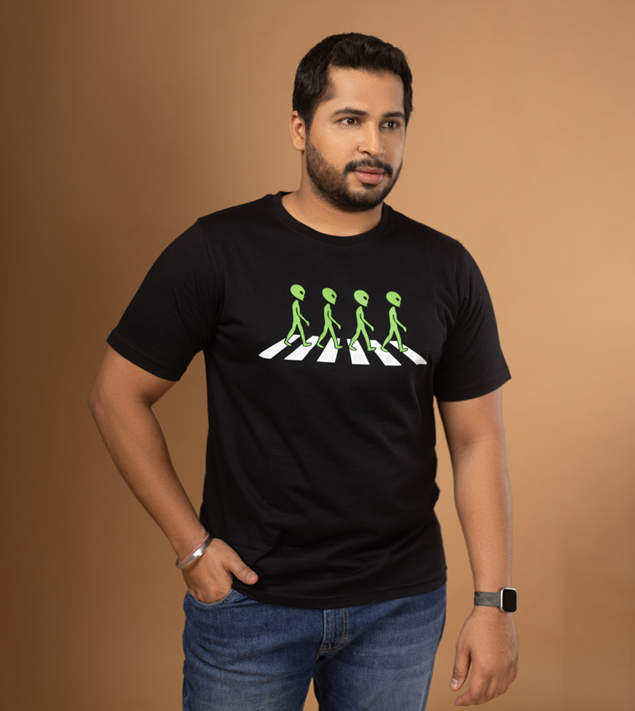 Plus Size Graphic T-Shirt | 4XL - 10XL | 100% Cotton | Black