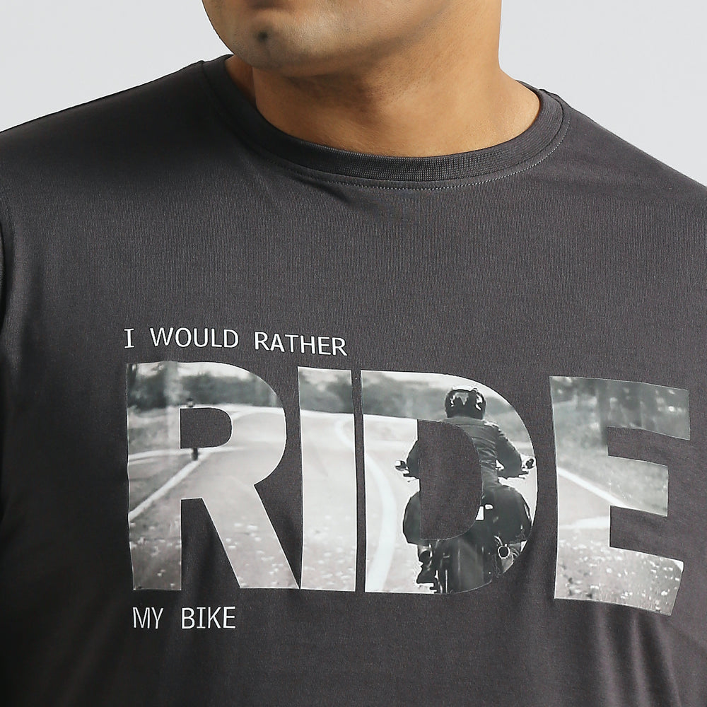 Plus Size Graphic T-Shirt | 4XL - 10XL | 100% Cotton | Grey