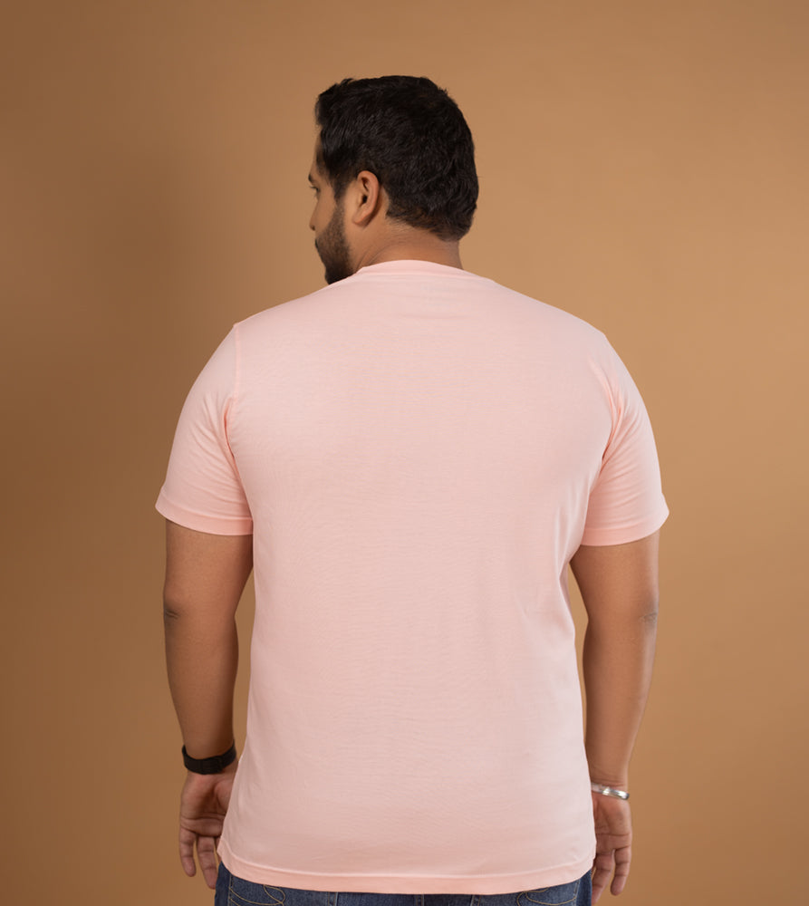 Plus Size Graphic T-Shirt | 4XL - 10XL | 100% Cotton | Pink