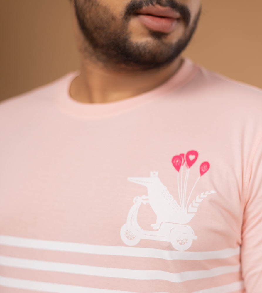 Plus Size Graphic T-Shirt | 4XL - 10XL | 100% Cotton | Pink