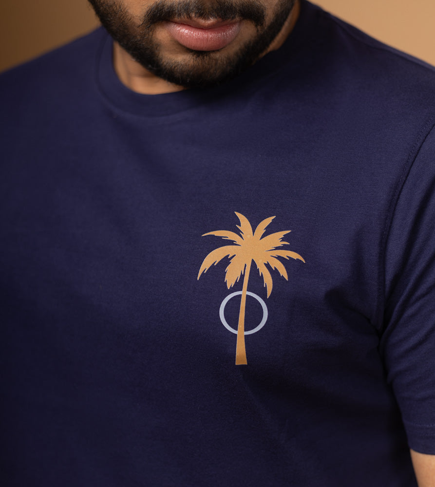 Plus Size Graphic T-Shirt | 4XL - 10XL | 100% Cotton | Navy