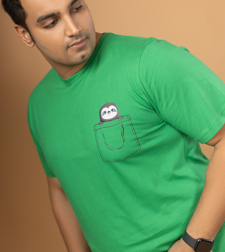 Plus Size Graphic T-Shirt | 4XL - 10XL | 100% Cotton | Green