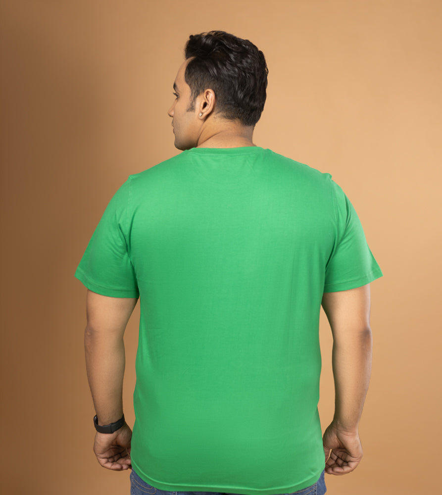 Plus Size Graphic T-Shirt | 4XL - 10XL | 100% Cotton | Green